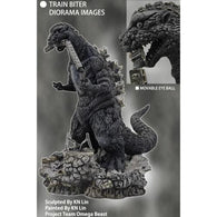 Godzilla 1954 with Train (Omega Beast, EZHobi) - Black & White 70th Anniversary Version
