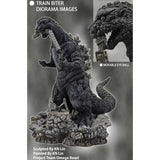 Godzilla 1954 with Train (Omega Beast, EZHobi) - Black & White 70th Anniversary Version