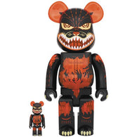Godzilla Meltdown, "Godzilla vs. Destoroyah" (Medicom) 100% & 400% Size Two-Pack Bearbricks