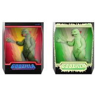 Shogun Godzilla Set (Super7) - Ultimates - Green & Glow-in-the-Dark Versions