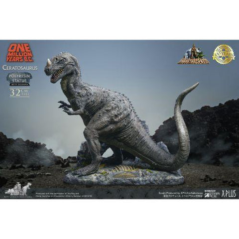 One Million Years B.C. Ceratosaurus Statue w/ Diorama (32cm, 12-inch series, Star Ace Toys)