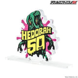 Hedorah Acrylic 50th Anniversary Logo Display - English Set of 2