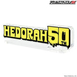 Hedorah Acrylic 50th Anniversary Logo Display - English Set of 2