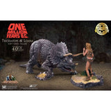 One Million Years B.C. Triceratops & Loana Set (32cm, 12-inch series, Star Ace Toys)