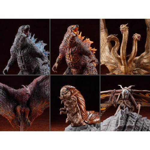“GODZILLA THE ART”Limited set of 3 Godzilla/Toho Collectibles - Kaiju Battle