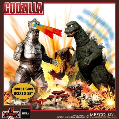 Godzilla vs. Mechagodzilla (1974) 3-Figure Set (Mezco Toyz)